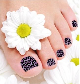 uñas para los pies animal print ⋆ Diseños de uñas decoradas